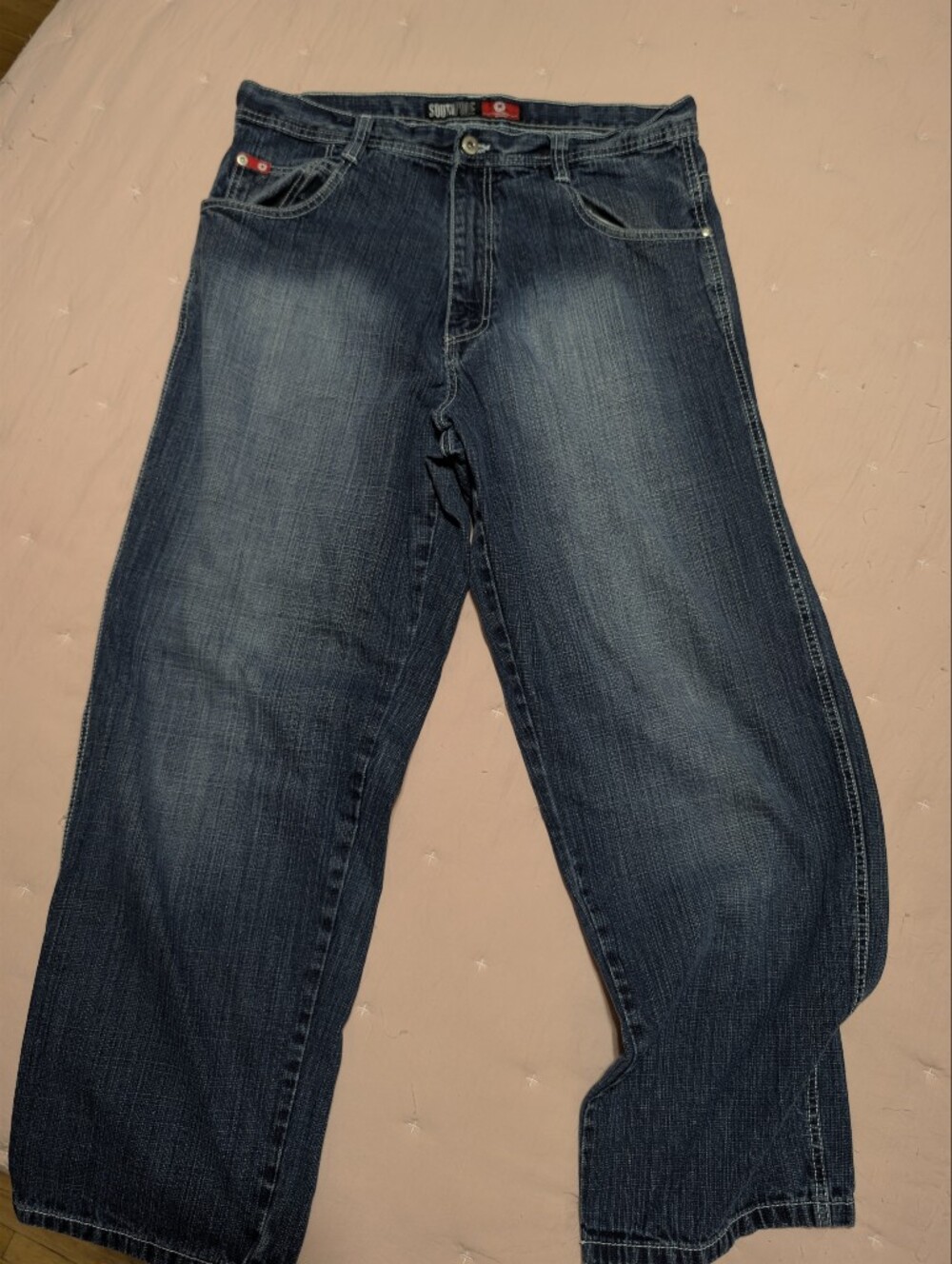Straight Fit Men's South Pole Dark Indigo Jeans